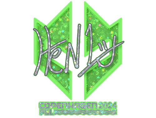 Sticker | HEN1 (scintillant) | Copenhague 2024