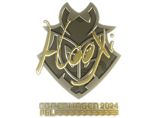 Sticker | HooXi (Gold) | Copenhagen 2024