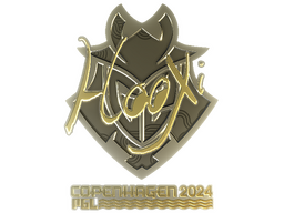 Sticker | HooXi (Gold) | Copenhagen 2024