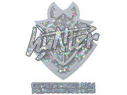 Sticker | huNter- (Glitter) | Copenhagen 2024
