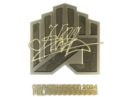 Sticker | Krad (Gold) | Copenhagen 2024