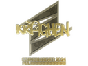 Sticker | kraghen (Gold) | Copenhagen 2024