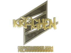 Sticker | kraghen (Gold) | Copenhagen 2024