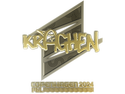 Sticker | kraghen (Gold) | Copenhagen 2024