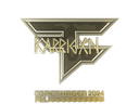 Sticker | karrigan (Gold) | Copenhagen 2024