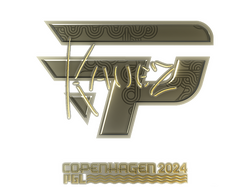 Sticker | kauez (Gold) | Copenhagen 2024