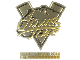 Sticker | Jame (Gold) | Copenhagen 2024