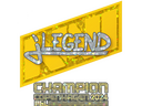 Sticker | jL (Glitter, Champion) | Copenhagen 2024