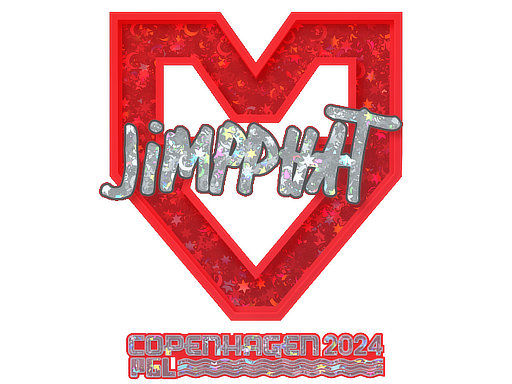 Sticker | Jimpphat (Glitter) | Copenhagen 2024