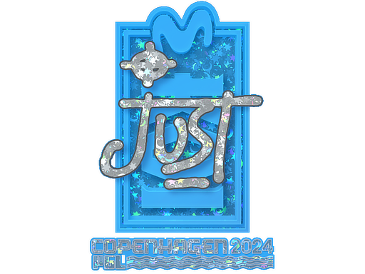 Sticker | JUST (Glitter) | Copenhagen 2024