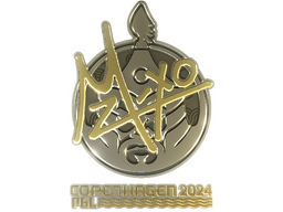 Sticker | mzinho (Gold) | Copenhagen 2024