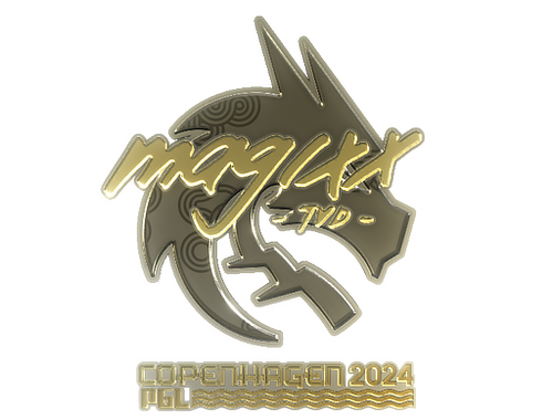 Наліпка | magixx (золота) | Копенгаген 2024