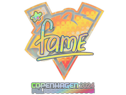 Sticker | fame (Holo) | Copenhagen 2024