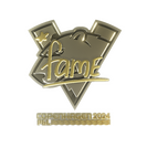 Sticker | fame (Gold) | Copenhagen 2024