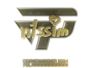 Sticker | n1ssim (Gold) | Copenhagen 2024