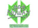 Sticker | noway (Glitter) | Copenhagen 2024
