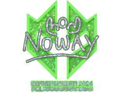Sticker | noway (Glitter) | Copenhagen 2024