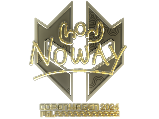Sticker | noway (Gold) | Copenhagen 2024
