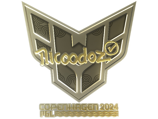 Sticker | nicoodoz (Gold) | Copenhagen 2024