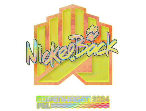 Naklejka | NickelBack (holograficzna) | Kopenhaga 2024