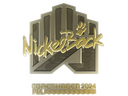 Sticker | NickelBack (Gold) | Copenhagen 2024