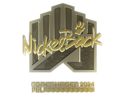 Sticker | NickelBack (Gold) | Copenhagen 2024