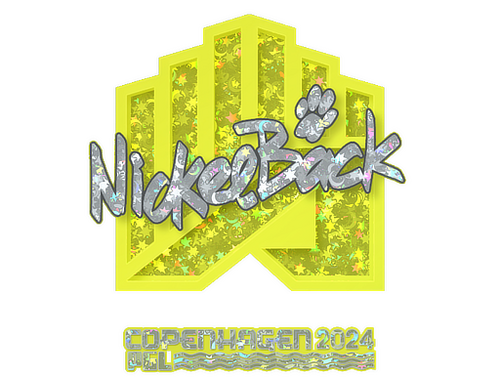 Naklejka | NickelBack (brokatowa) | Kopenhaga 2024