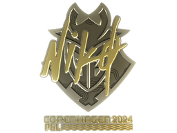 Sticker | NiKo (Gold) | Copenhagen 2024