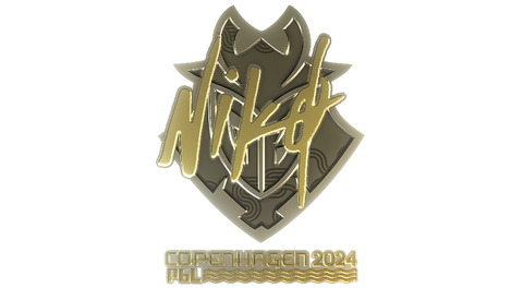 Sticker | NiKo (Gold) | Copenhagen 2024