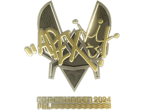 Sticker | apEX (Gold) | Copenhagen 2024