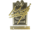Sticker | adamS (Gold) | Copenhagen 2024