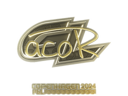 Sticker | acoR (Gold) | Copenhagen 2024