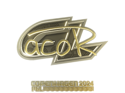 Sticker | acoR (Gold) | Copenhagen 2024