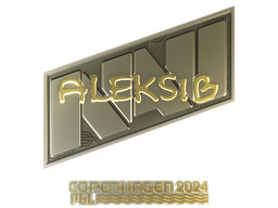 Sticker | Aleksib (Gold) | Copenhagen 2024