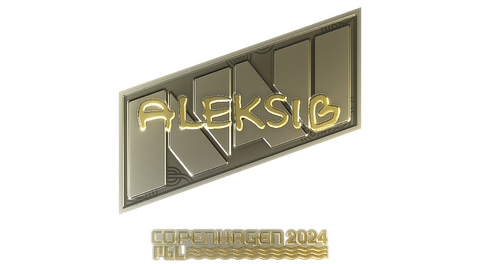 Sticker | Aleksib (Gold) | Copenhagen 2024