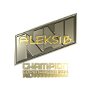 Sticker | Aleksib (Gold, Champion) | Copenhagen 2024