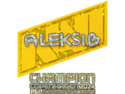 Sticker | Aleksib (Glitter, Champion) | Copenhagen 2024