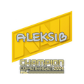 Sticker | Aleksib (Champion) | Copenhagen 2024