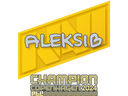 Sticker | Aleksib (Champion) | Copenhagen 2024