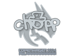 Sticker | chopper | Copenhagen 2024