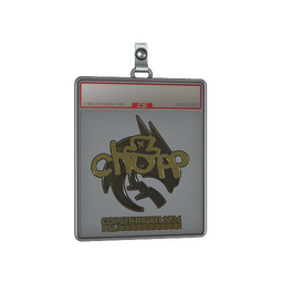 Sticker Slab | chopper (Gold) | Copenhagen 2024