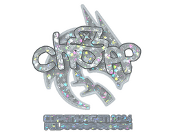 Sticker | chopper (Glitter) | Copenhagen 2024