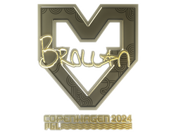 Sticker | Brollan (Gold) | Copenhagen 2024