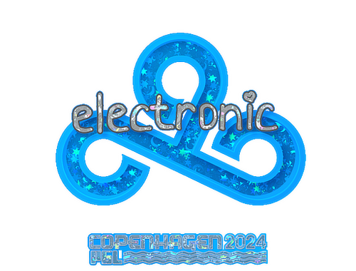 Наліпка | electronic (сяйниста) | Копенгаген 2024