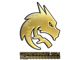 Sticker | Team Spirit (Gold) | Copenhagen 2024