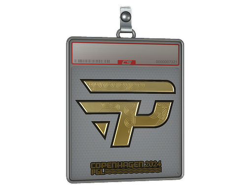 Sticker Slab | paiN Gaming (Gold) | Copenhagen 2024