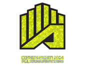 Наклейка | AMKAL ESPORTS (с блёстками) | Копенгаген-2024