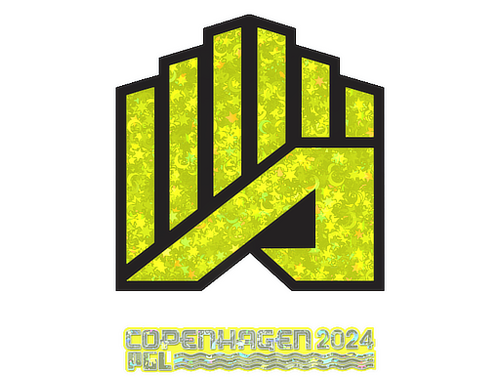 Naklejka | AMKAL ESPORTS (brokatowa) | Kopenhaga 2024