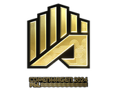 Наклейка | AMKAL ESPORTS (золотая) | Копенгаген-2024