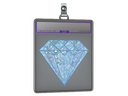 Sticker Slab | Blue Gem (Glitter)